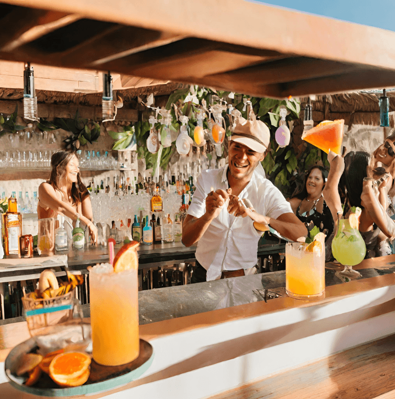 Barman para hoteles